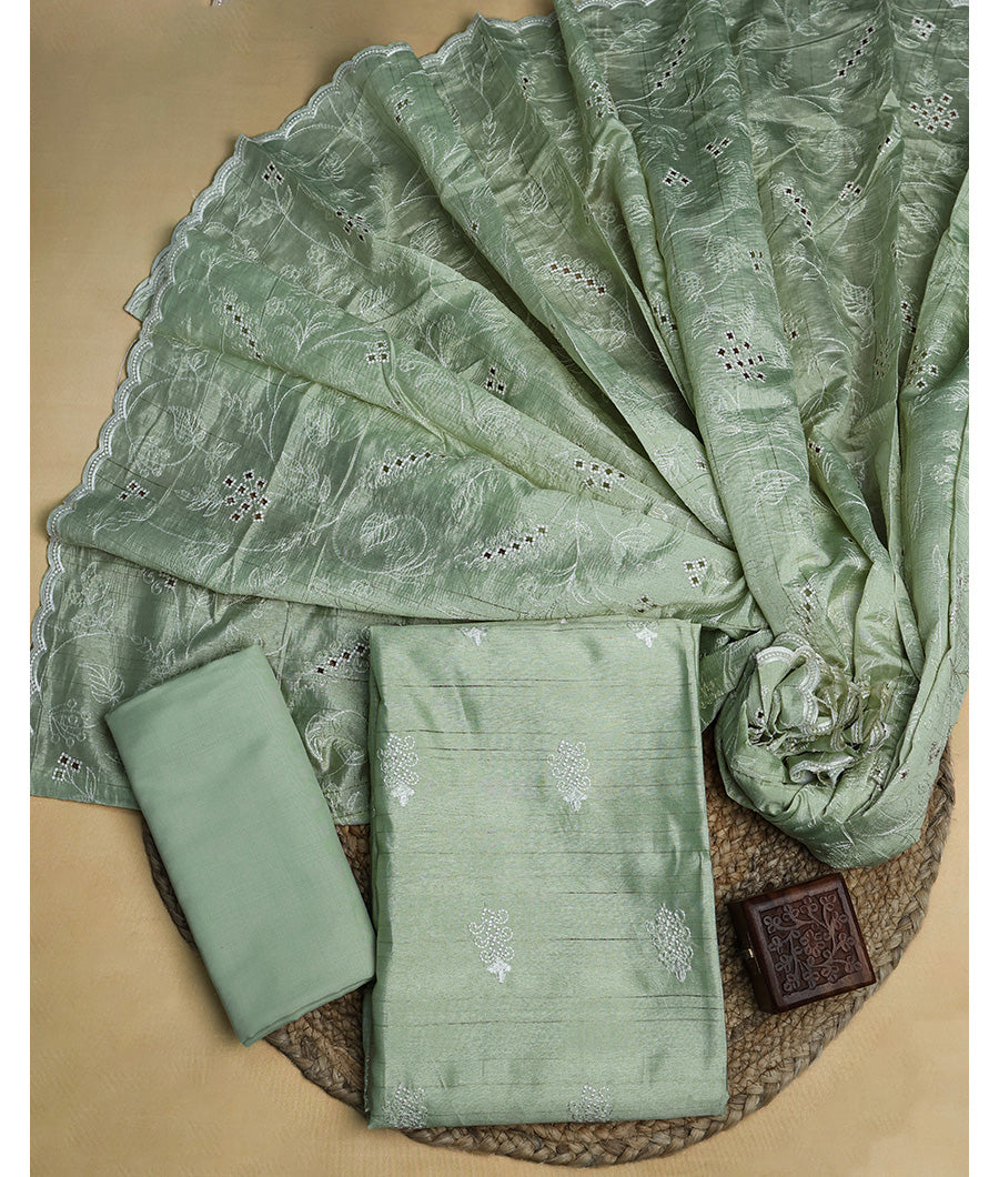 KOTHA SILK EMBROIDERED SUIT SET