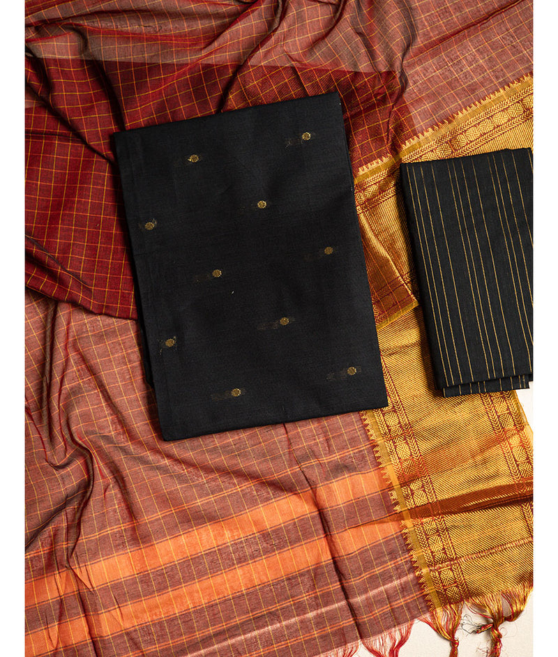 Cotton Lurex suit set