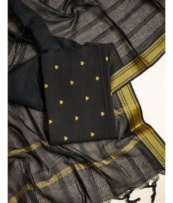 COTTON WOVEN TOP WITH COTTON DUPATTA