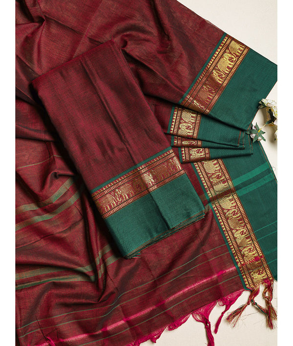 cotton narayanpet suit set