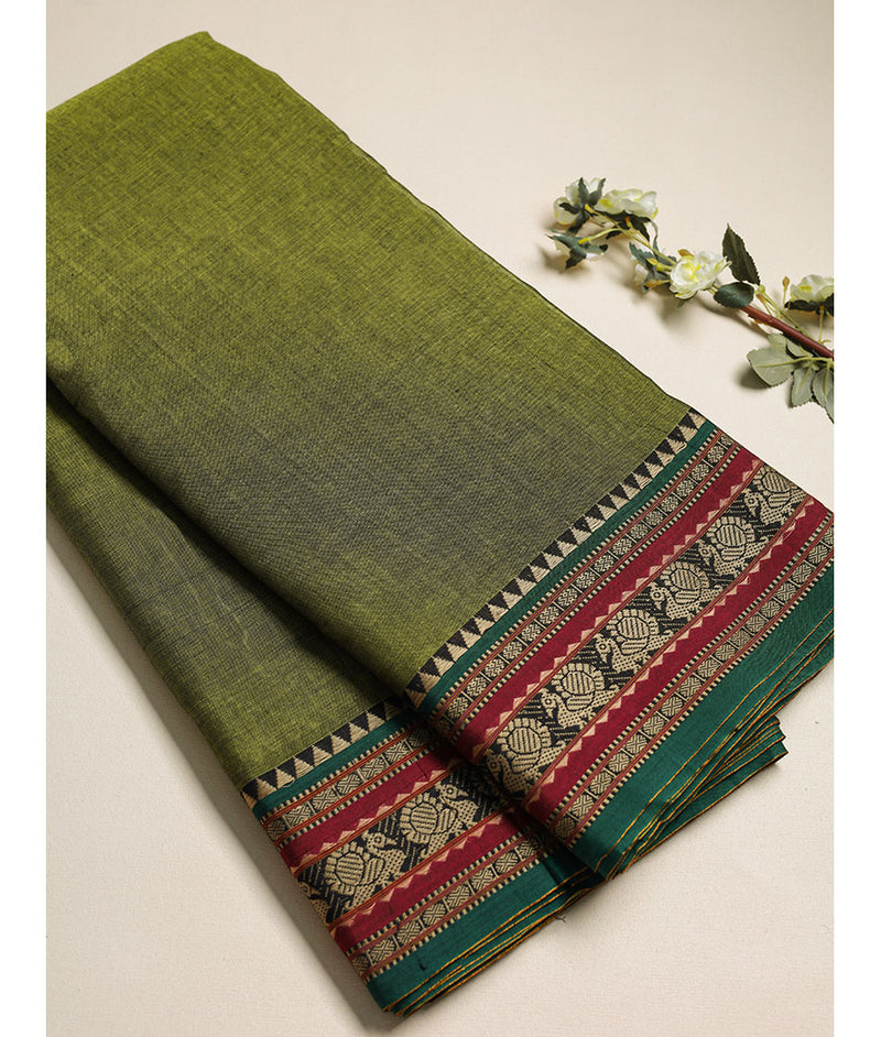 pure handloom narayanpet fabric