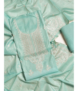 Tissue silk with Mukesh work suit set