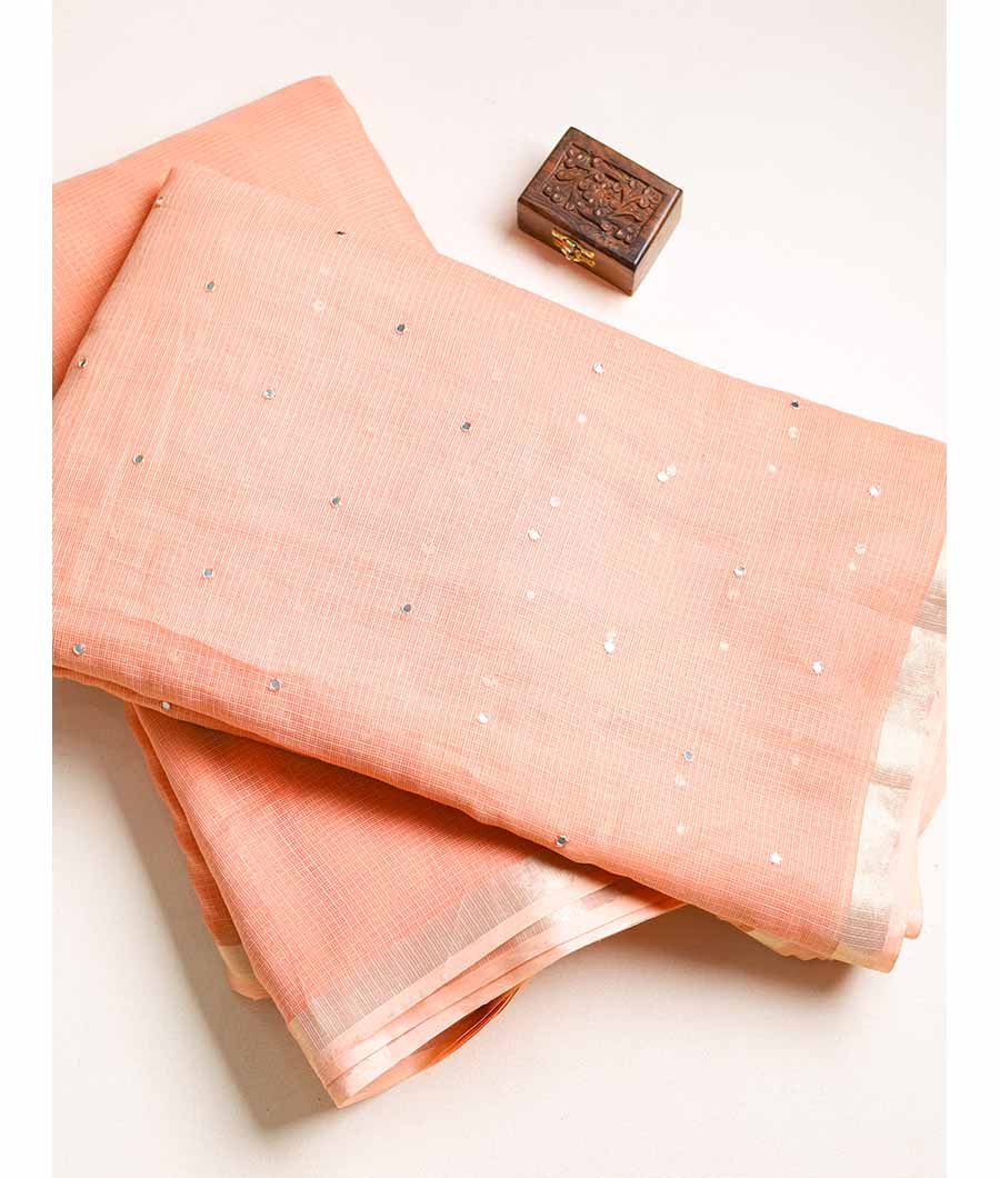 PURE COTTON KOTA MIRROR WORK AND PLAIN FABRIC