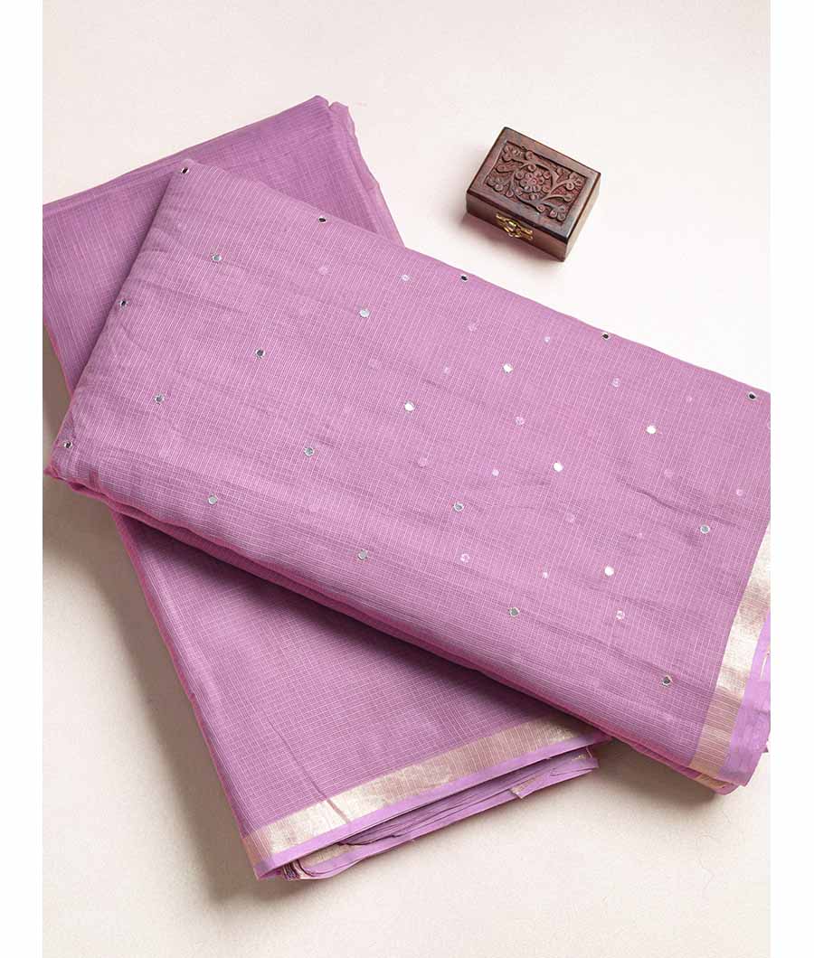 PURE COTTON KOTA MIRROR WORK AND PLAIN FABRIC