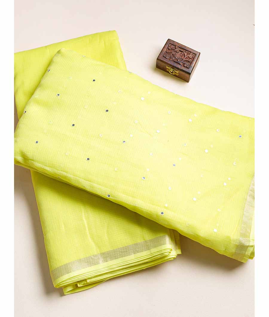 PURE COTTON KOTA MIRROR WORK AND PLAIN FABRIC