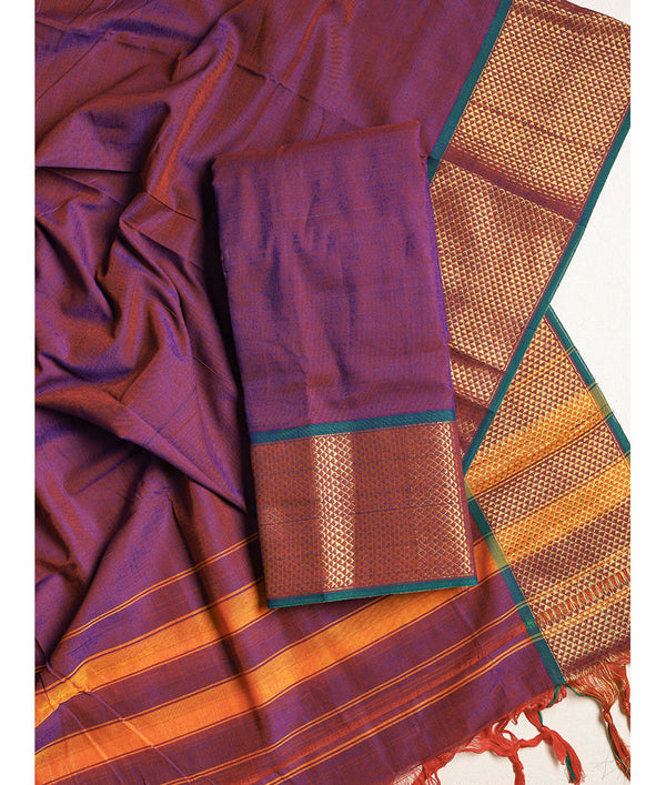 Cotton handloom naryanpet set