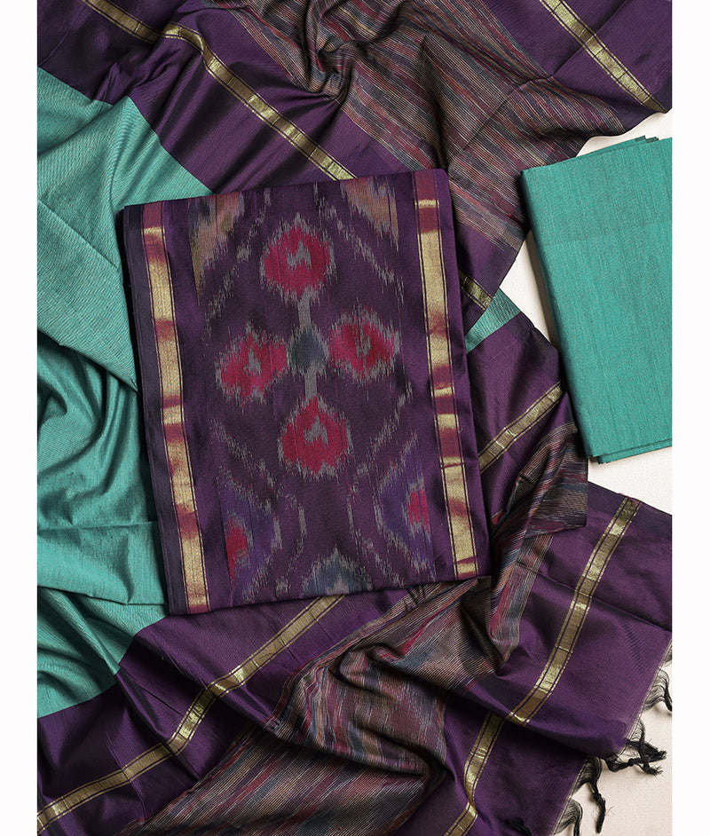 Pochampally Silk Suit Set