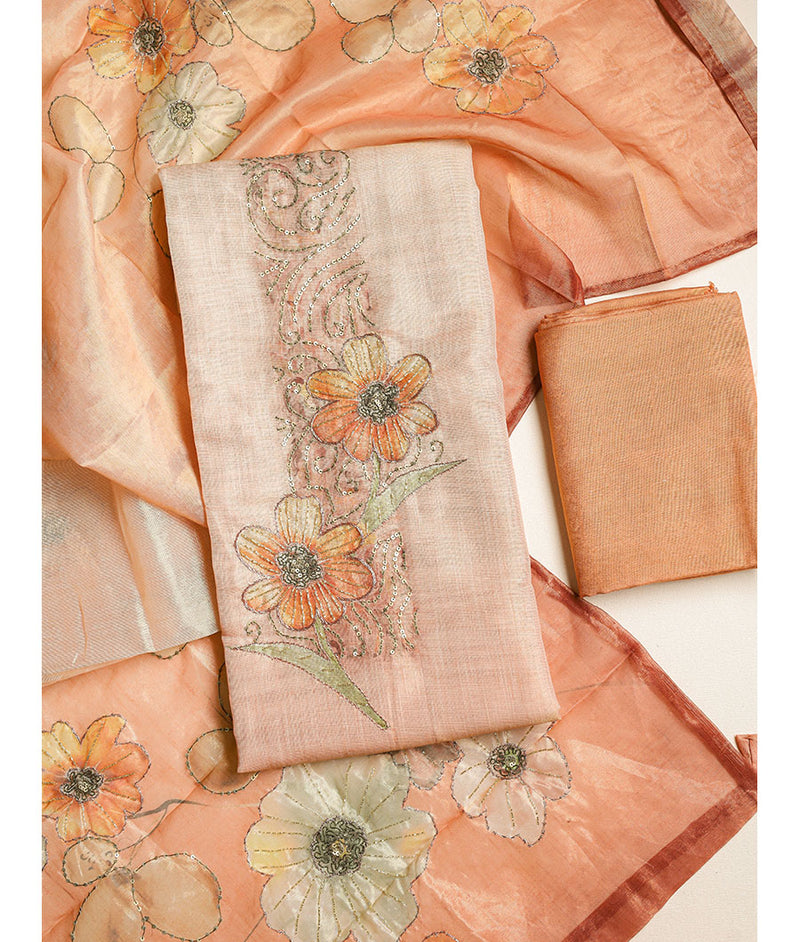 Tissue silk suits set