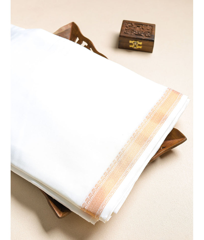 Malai cotton Mangalgiri border fabric