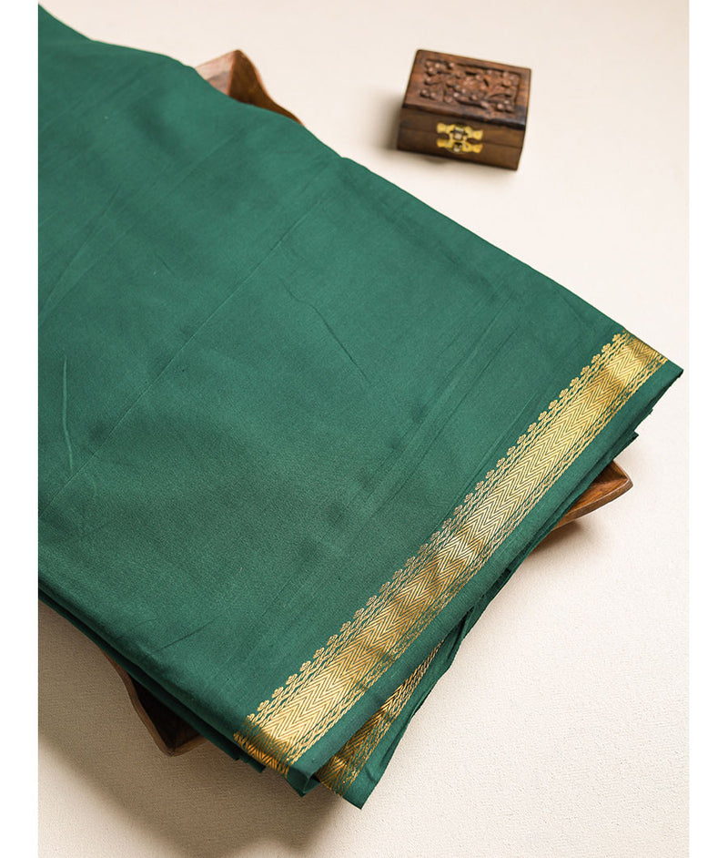 Malai cotton Mangalgiri border fabric