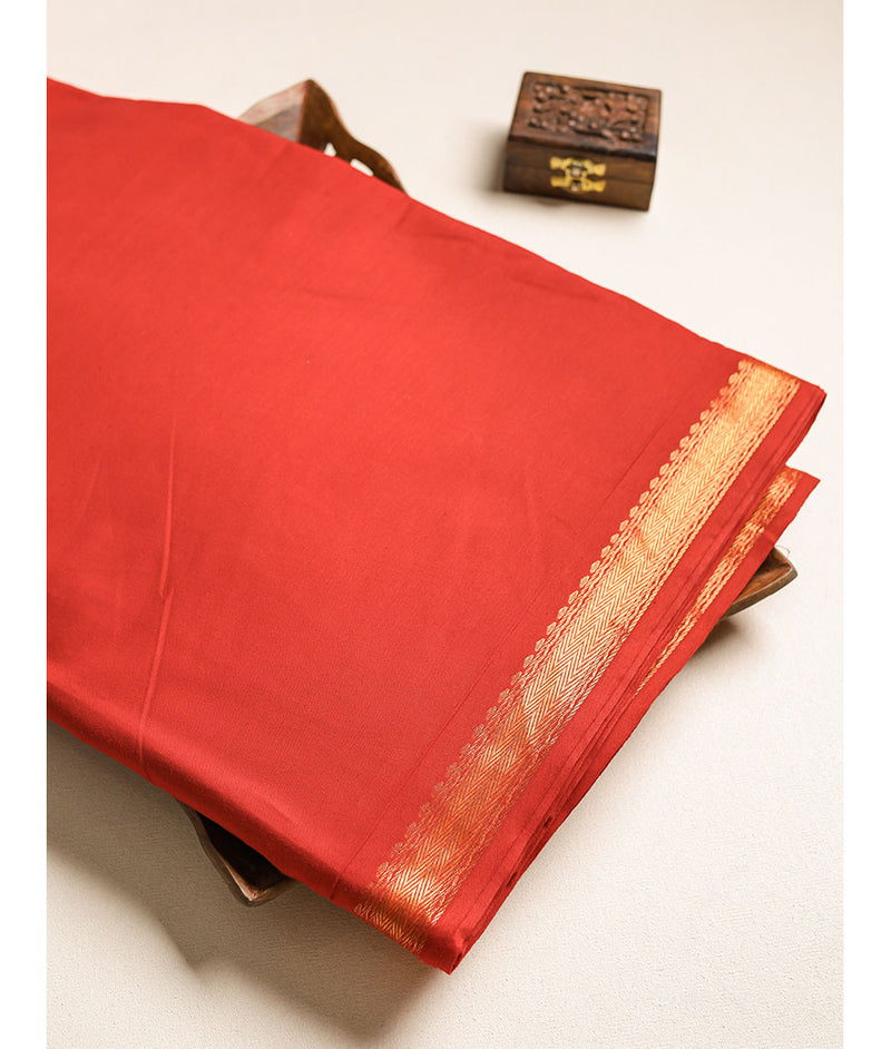 Malai cotton Mangalgiri border fabric