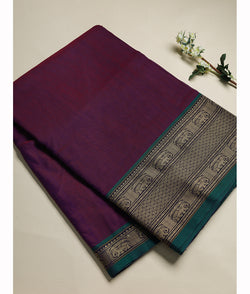 Handloom Cotton Narayanpet Zari Border Fabric