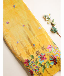 Silk Embroidered Fabric