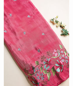 Silk Embroidered Fabric