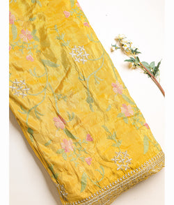 Silk Embroidered Fabric