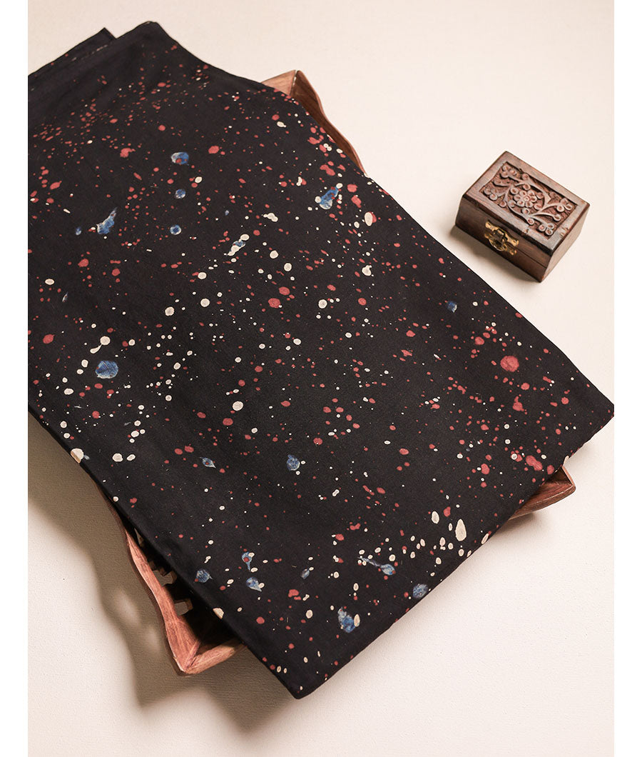 COTTON AJRAKH BLOCK PRINTED