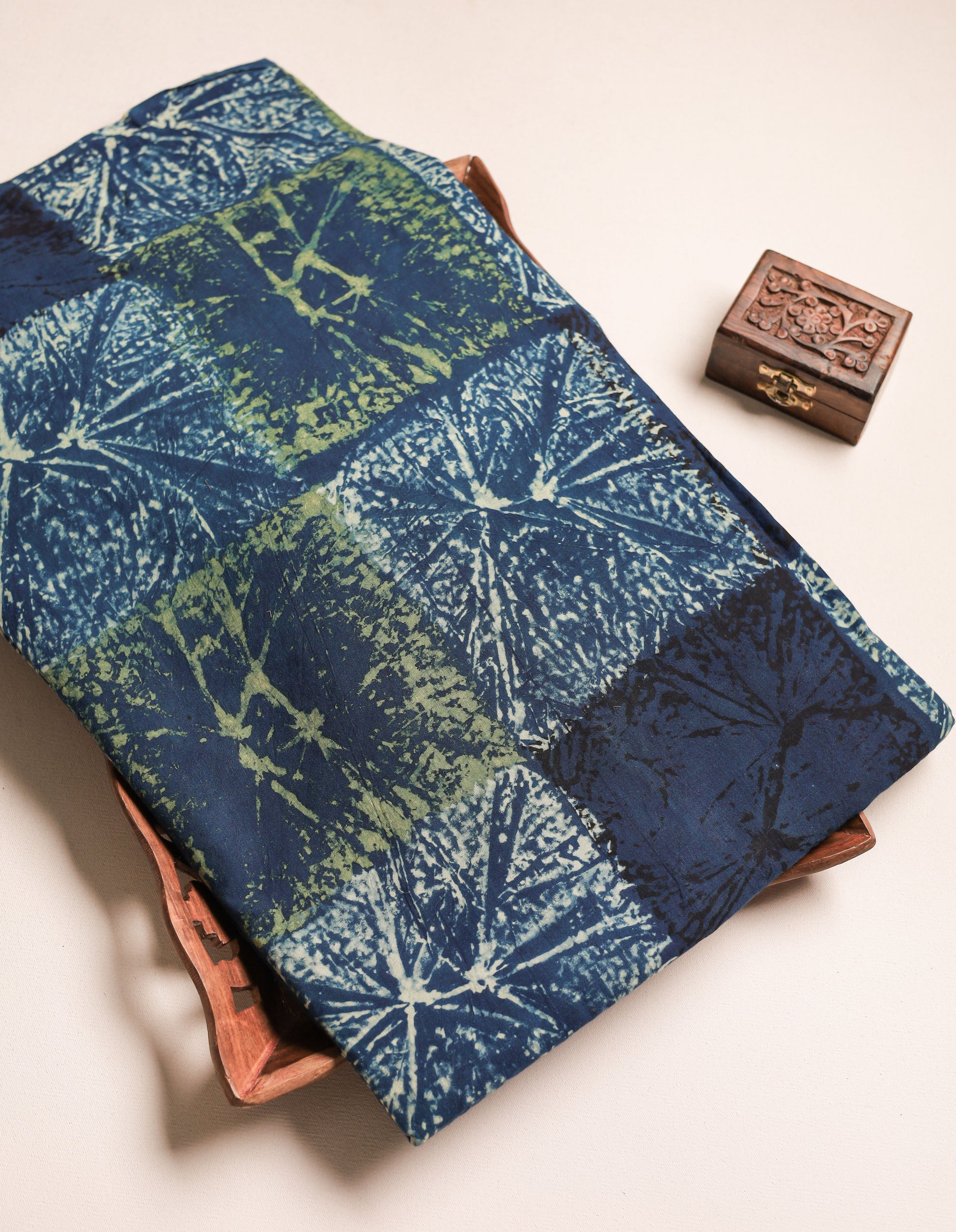 COTTON AJRAKH BLOCK PRINTED