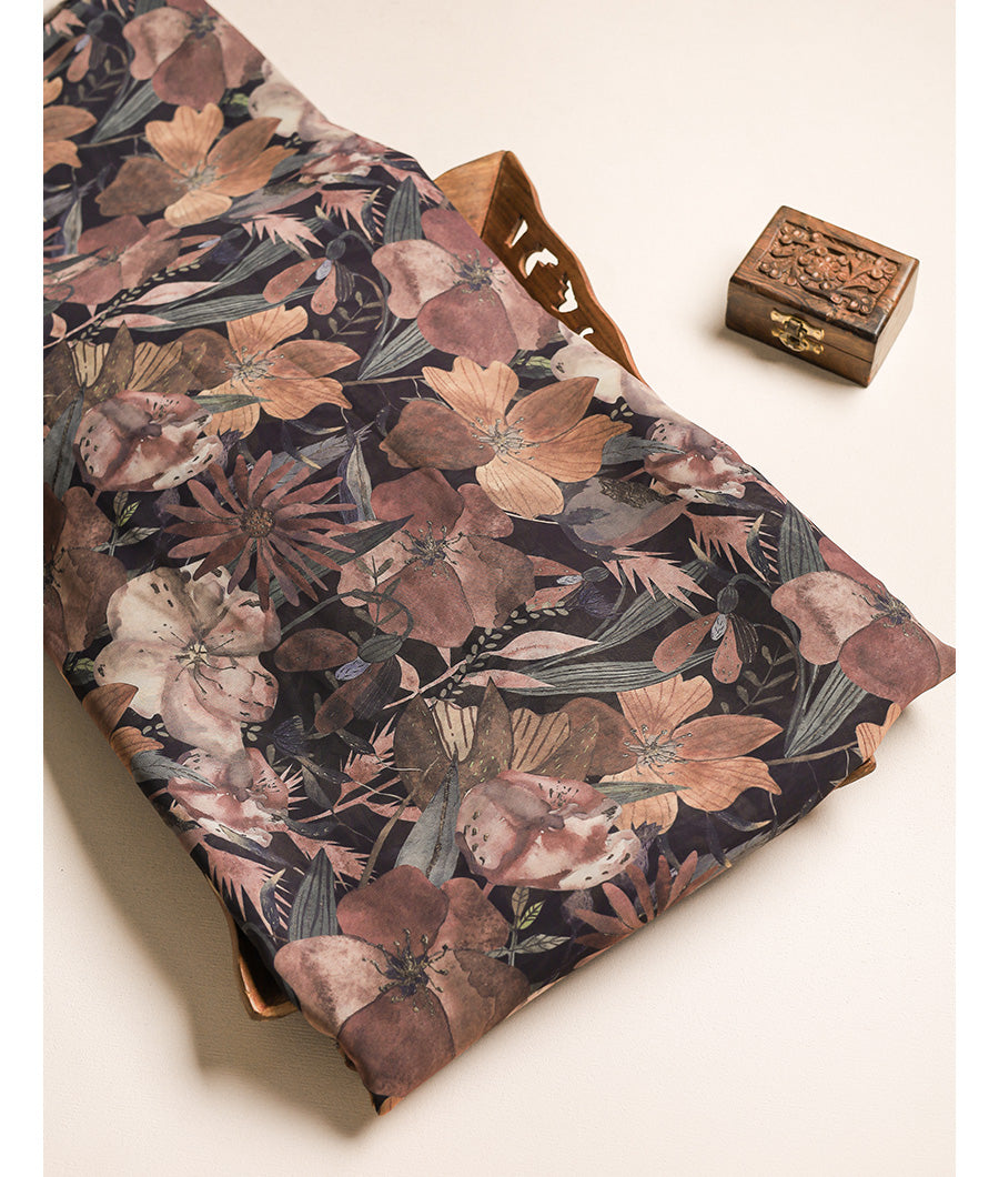 POLY GEORGETTE PRINTED FABRIC