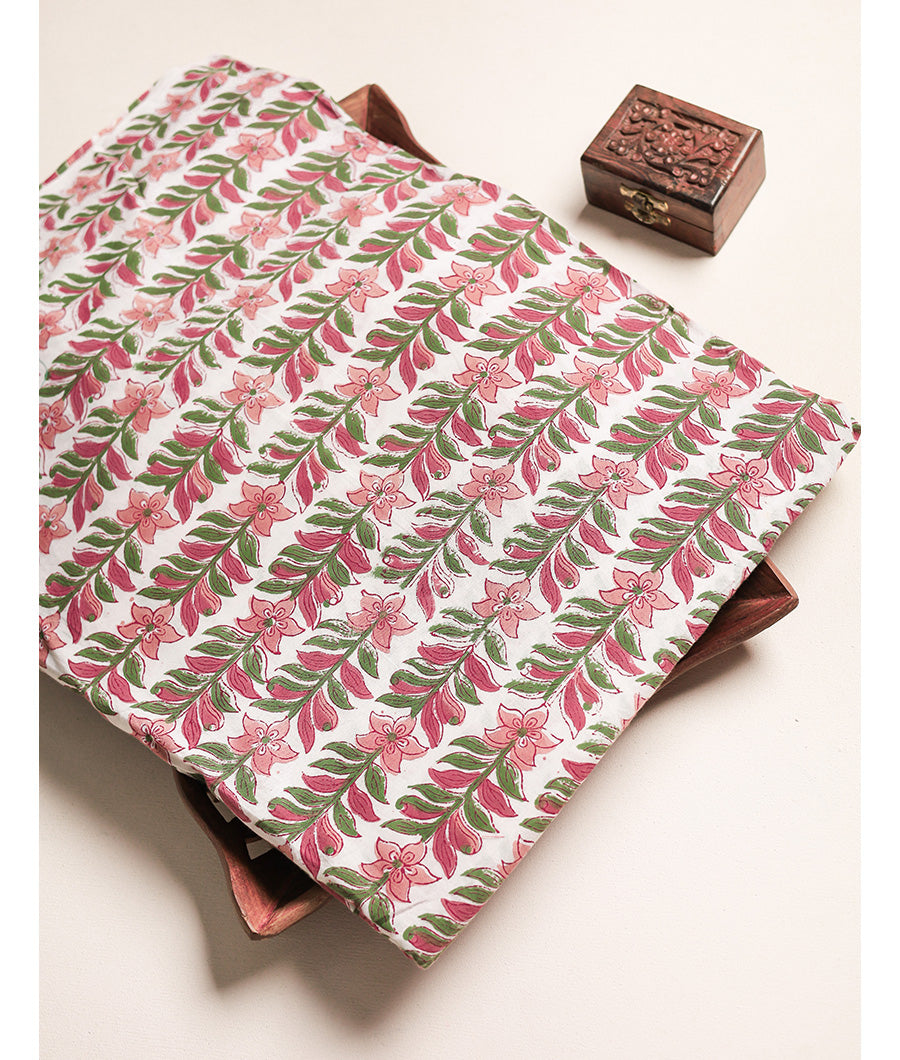 Cotton Handblock Printed Fabric