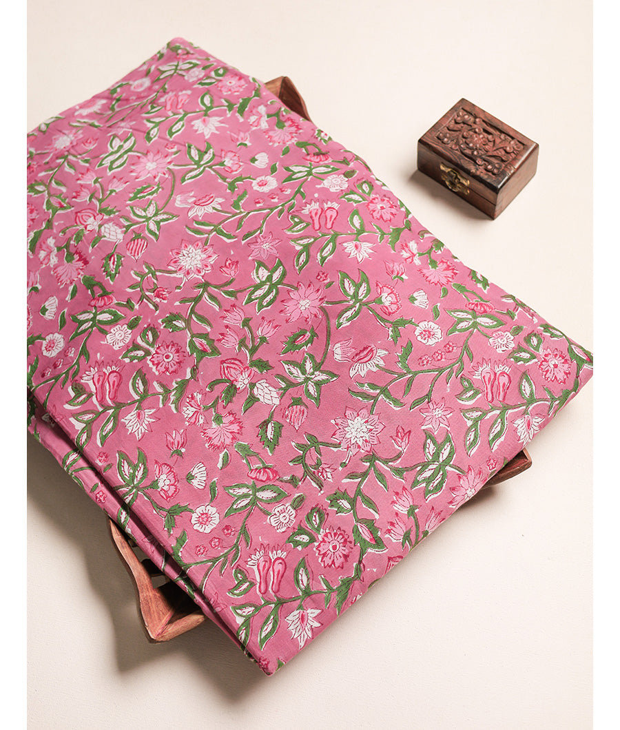 Cotton Handblock Printed Fabric