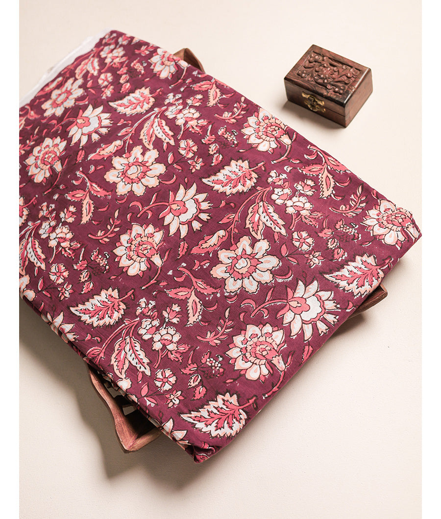 Cotton Handblock Printed Fabric