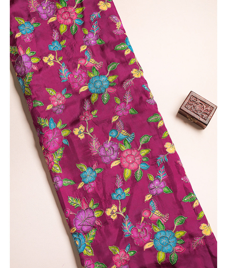 DOLA SILK EMBROIDERY FABRIC