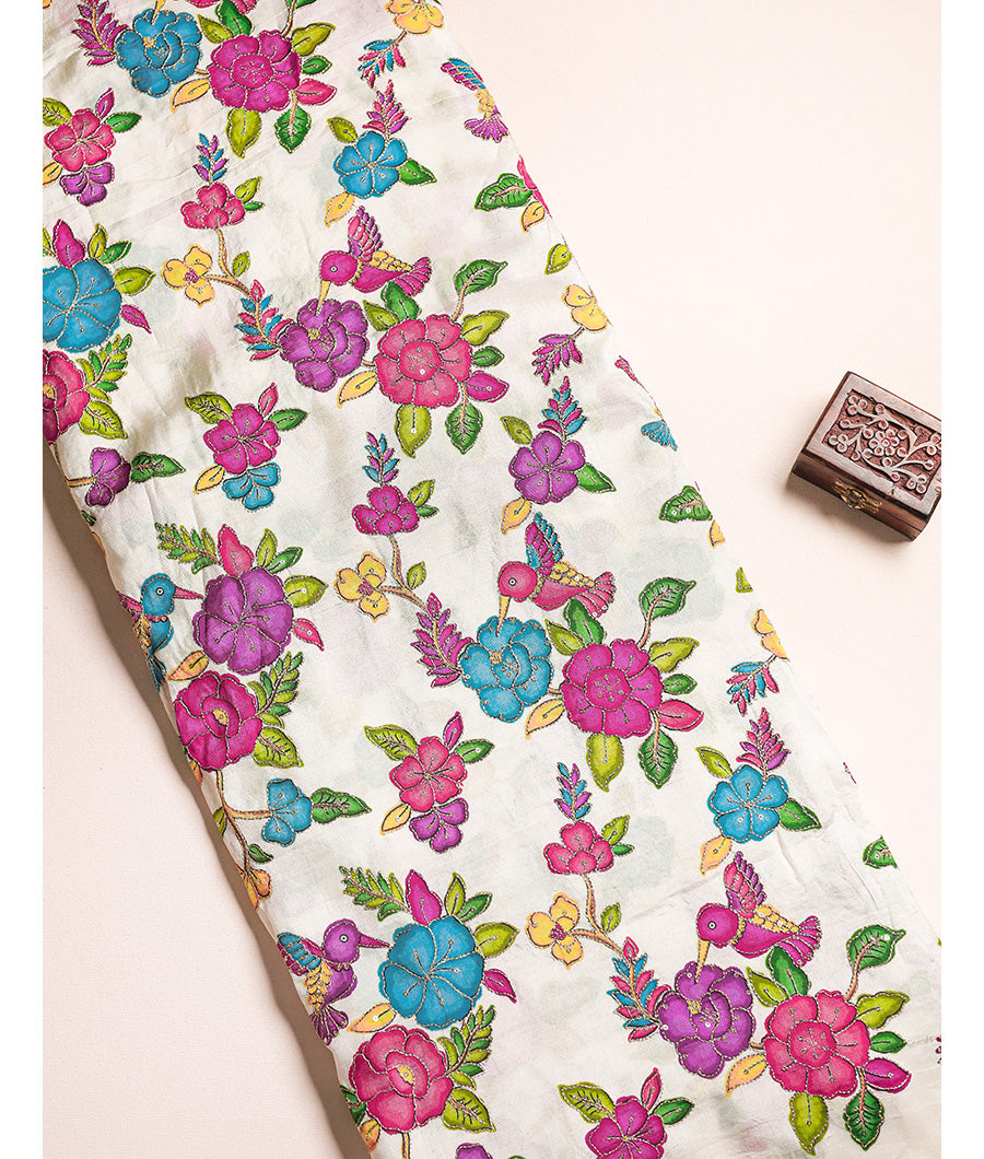 DOLA SILK EMBROIDERY FABRIC