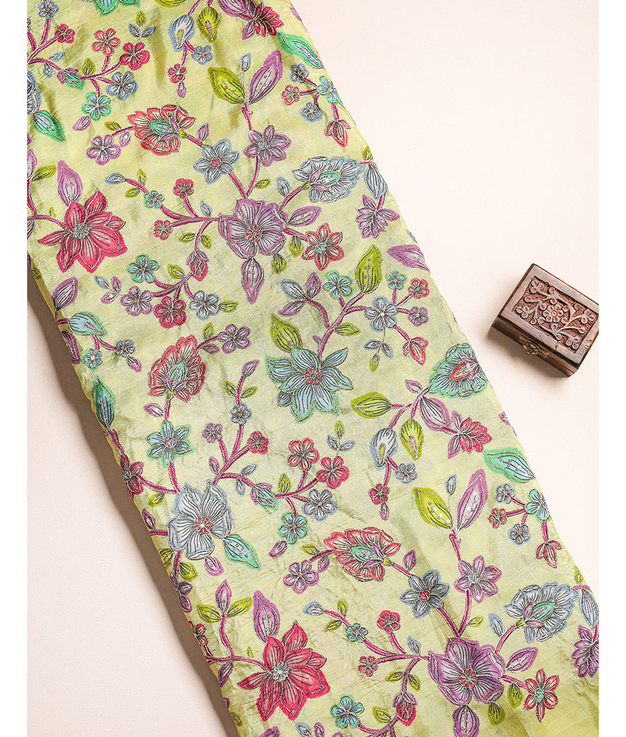 DOLA SILK EMBROIDERY FABRIC