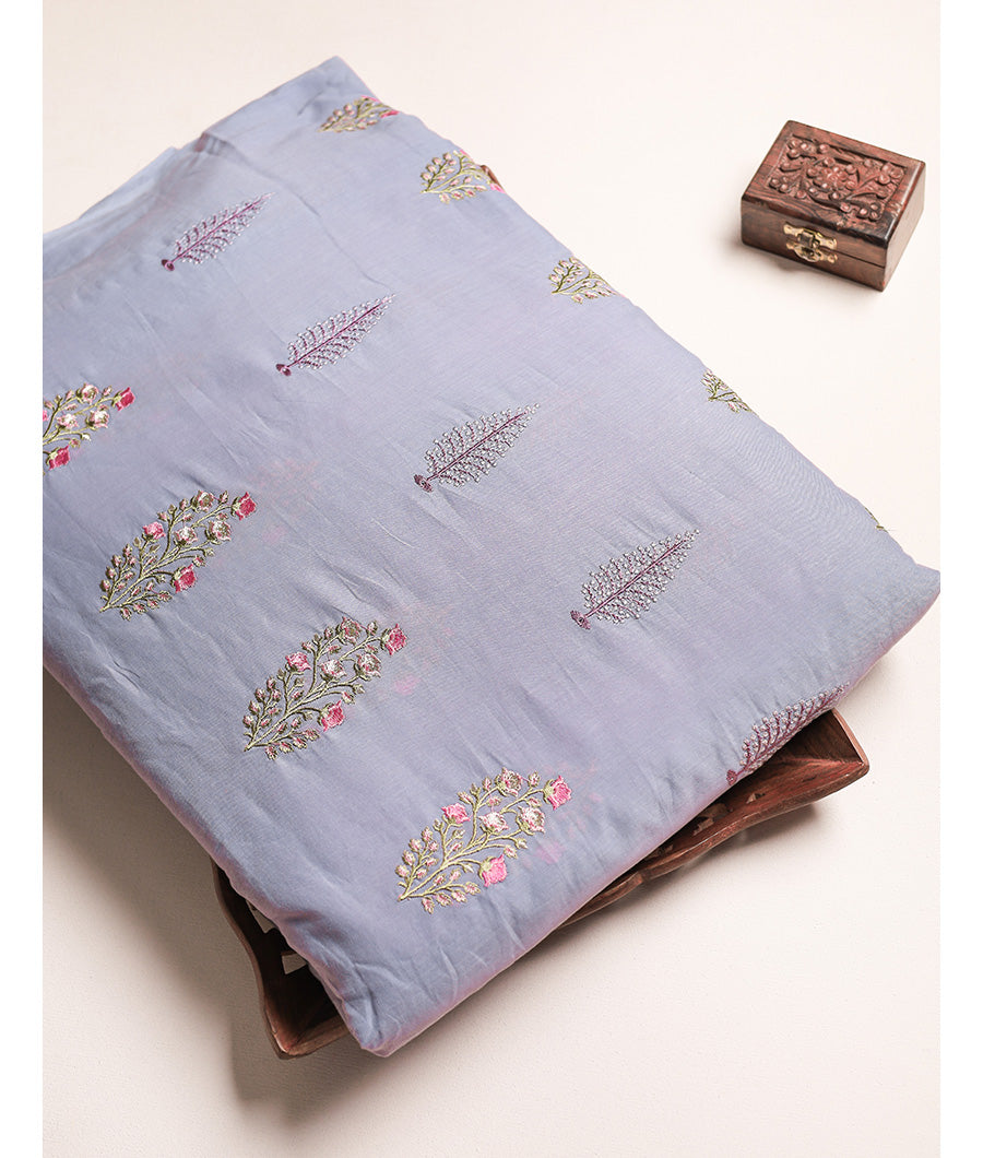 PURE MALAI CHANDERI SILK FABRIC