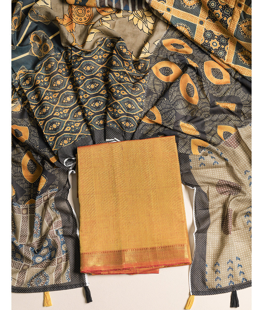 COTTON KALAMKARI SUIT SET