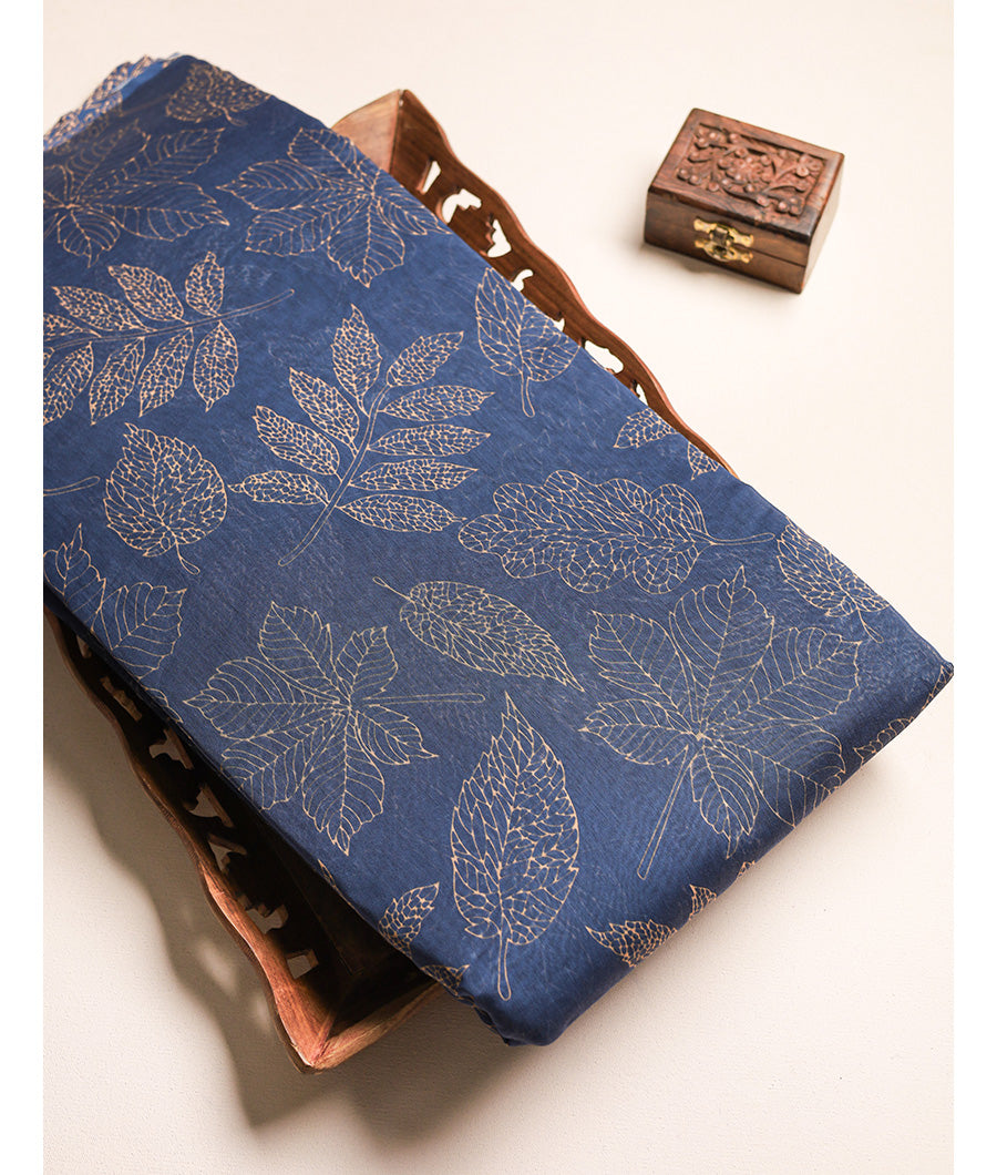 PURE MALAI CHANDERI SILK FABRIC