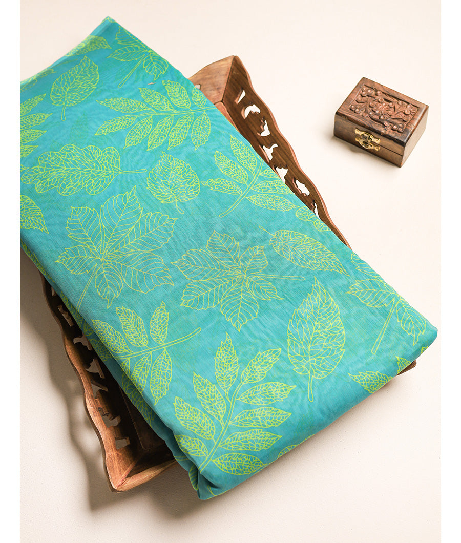 PURE MALAI CHANDERI SILK FABRIC