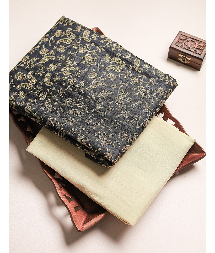 TUSSAR EMBROIDERY MIX & MATCH