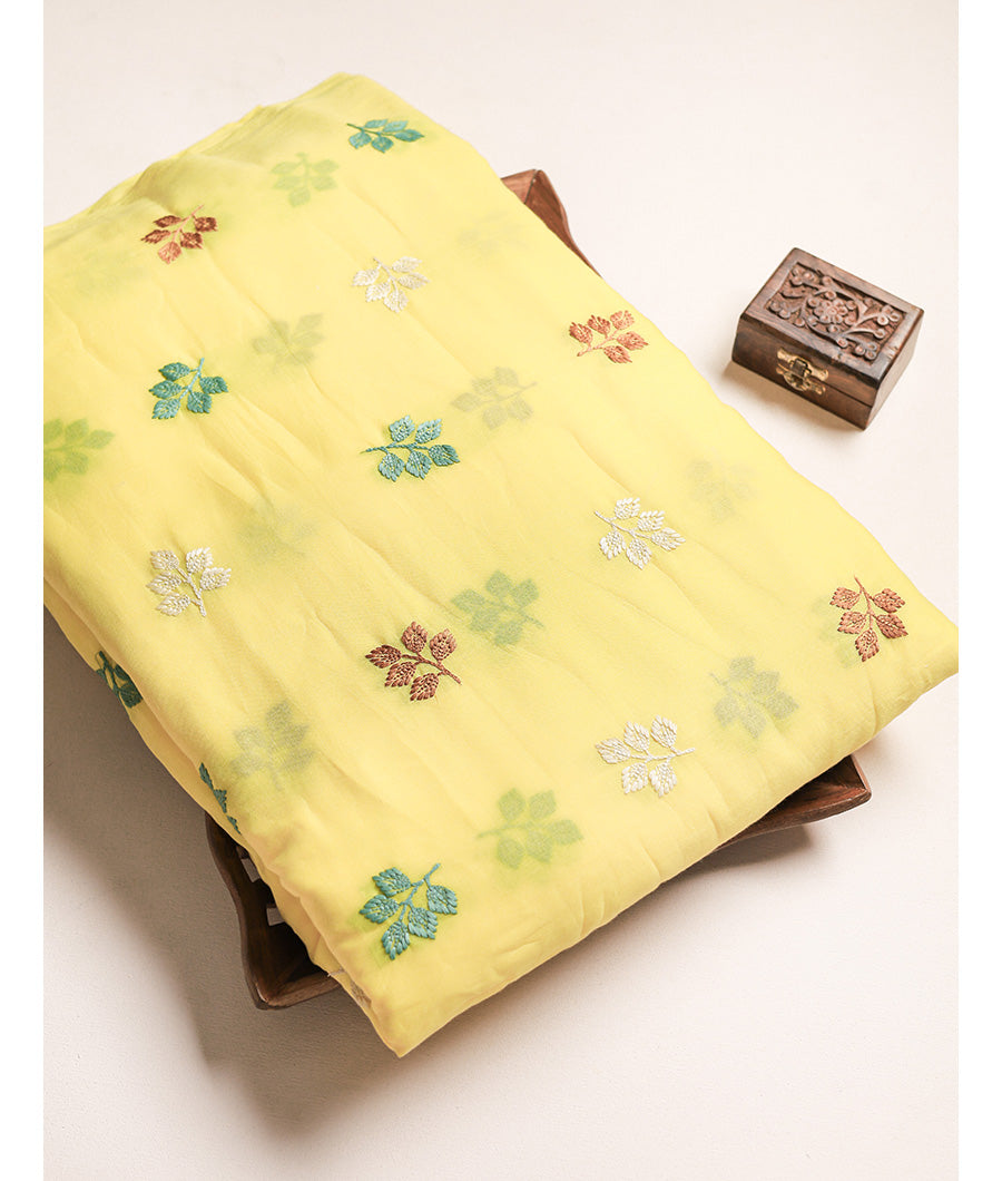 COTTON EMBROIDERED FABRIC