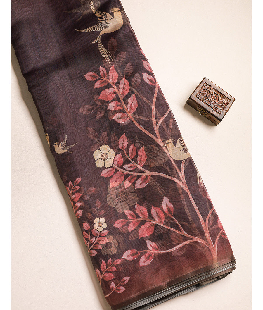 ORGANZA PRINTED FABRIC