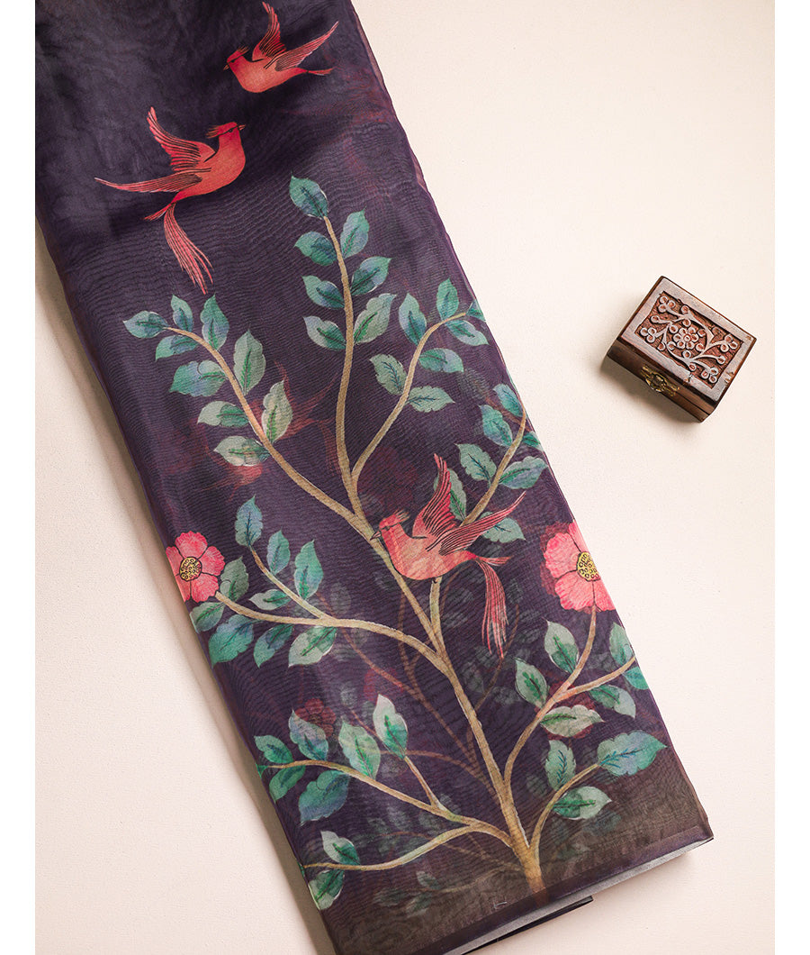 ORGANZA PRINTED FABRIC