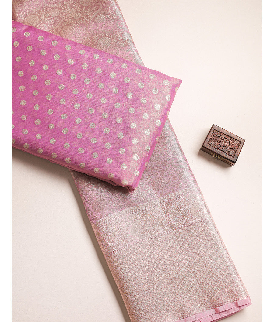 TISSUE SILK & BROCADE FABRIC