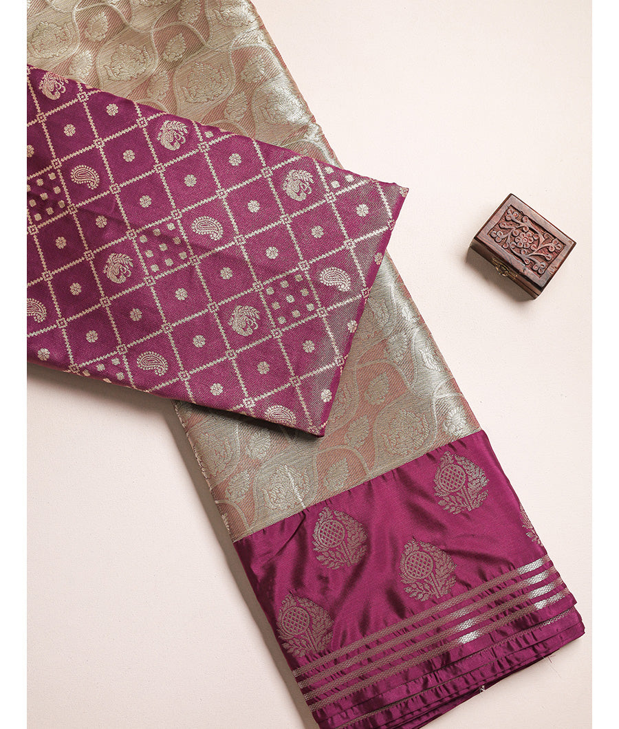 TISSUE SILK & BROCADE FABRIC
