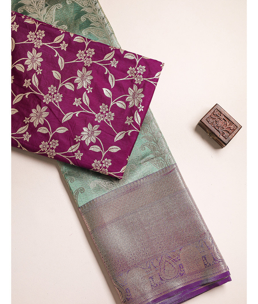 TISSUE SILK & BROCADE FABRIC