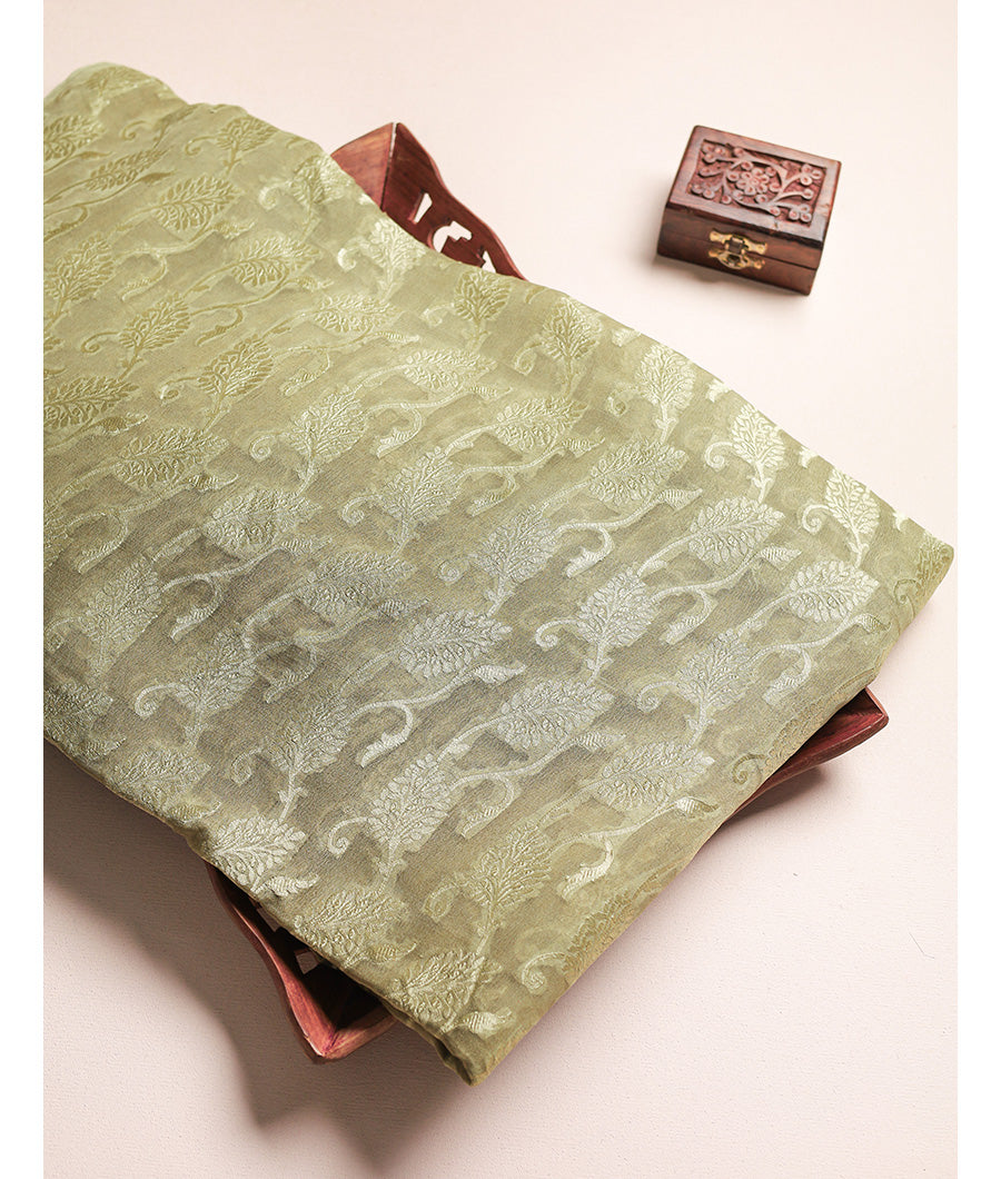 PURE GEORGETTE BANARASI FABRIC