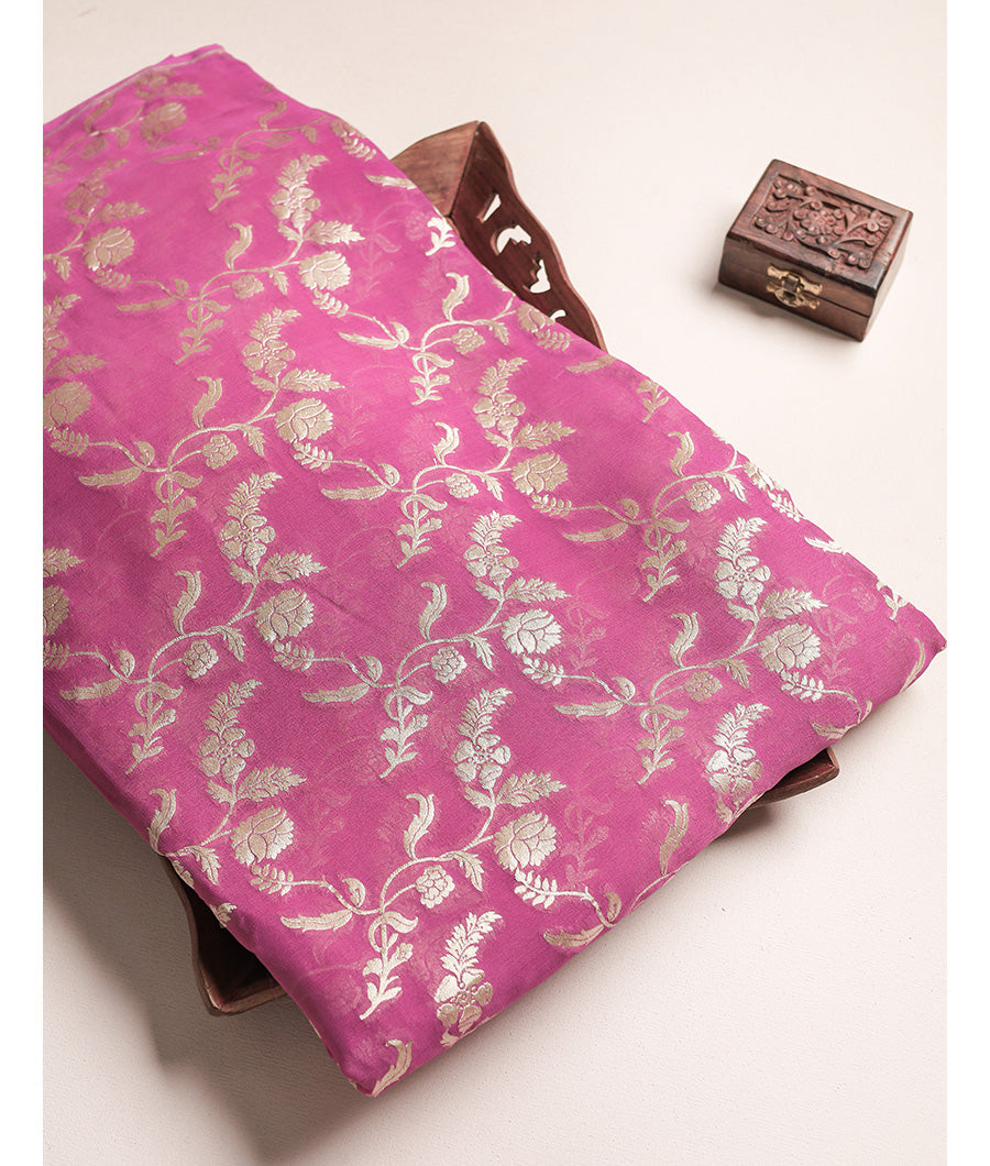 PURE GEORGETTE BANARASI FABRIC