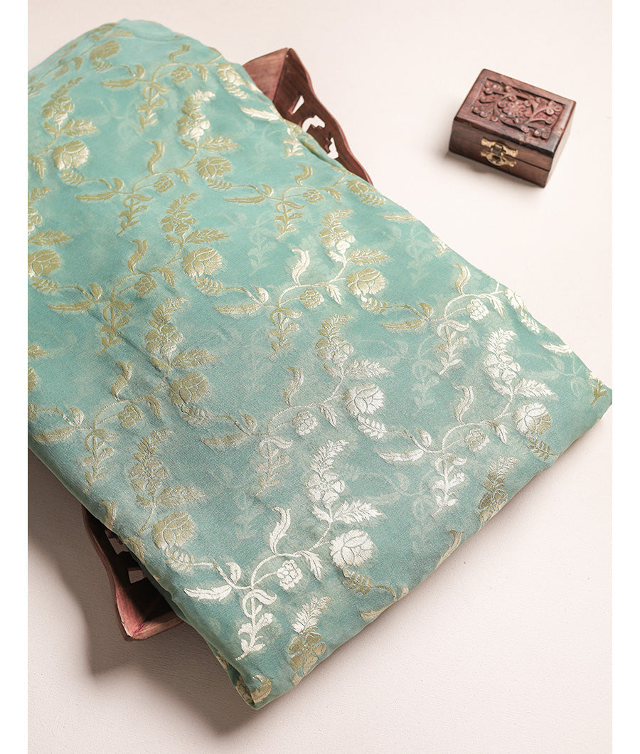 PURE GEORGETTE BANARASI FABRIC