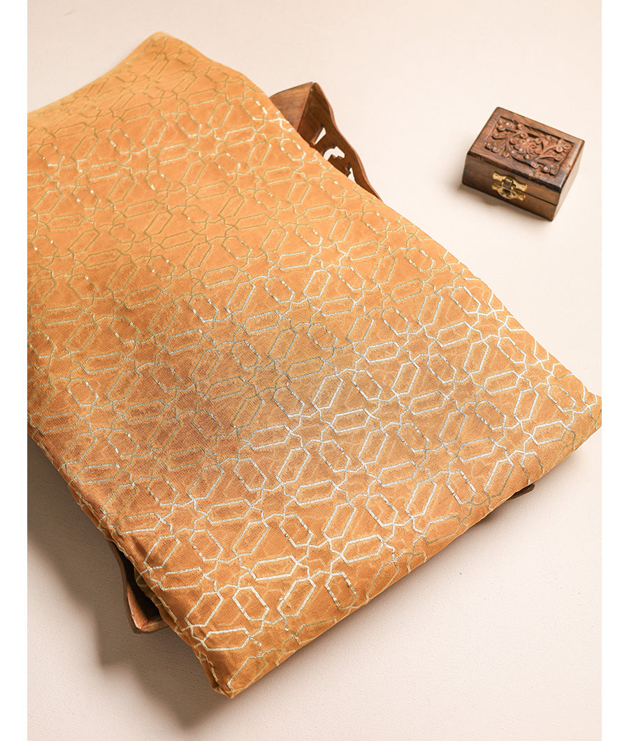 PURE GEORGETTE BANARASI FABRIC