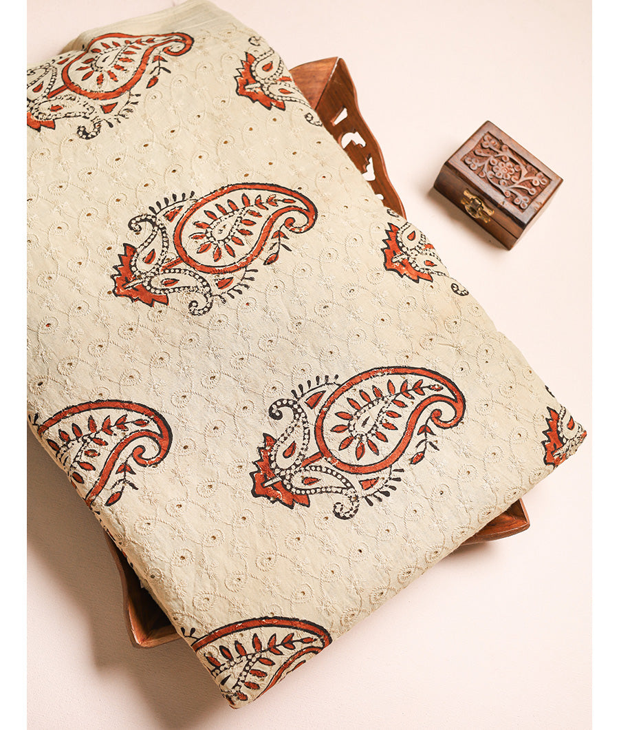 BLOCK PRINTED HAKOBA FABRIC