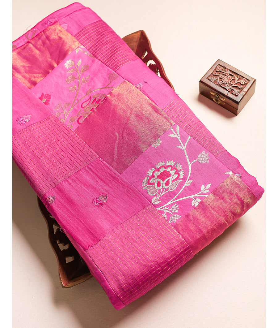 PURE BANARSI SILK PATCH WORK