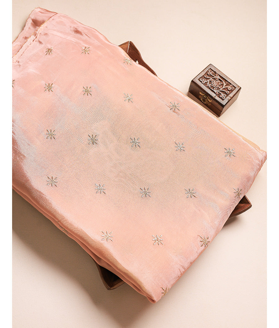 TISSUE EMBROIDERED FABRIC