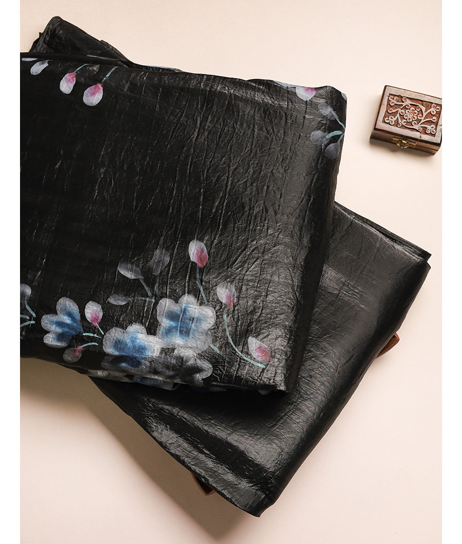 Silk Brush painted fabric