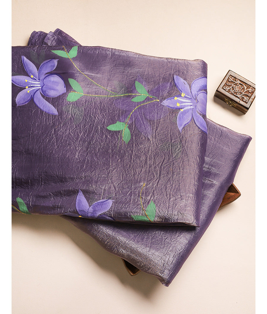 Silk Brush painted fabric