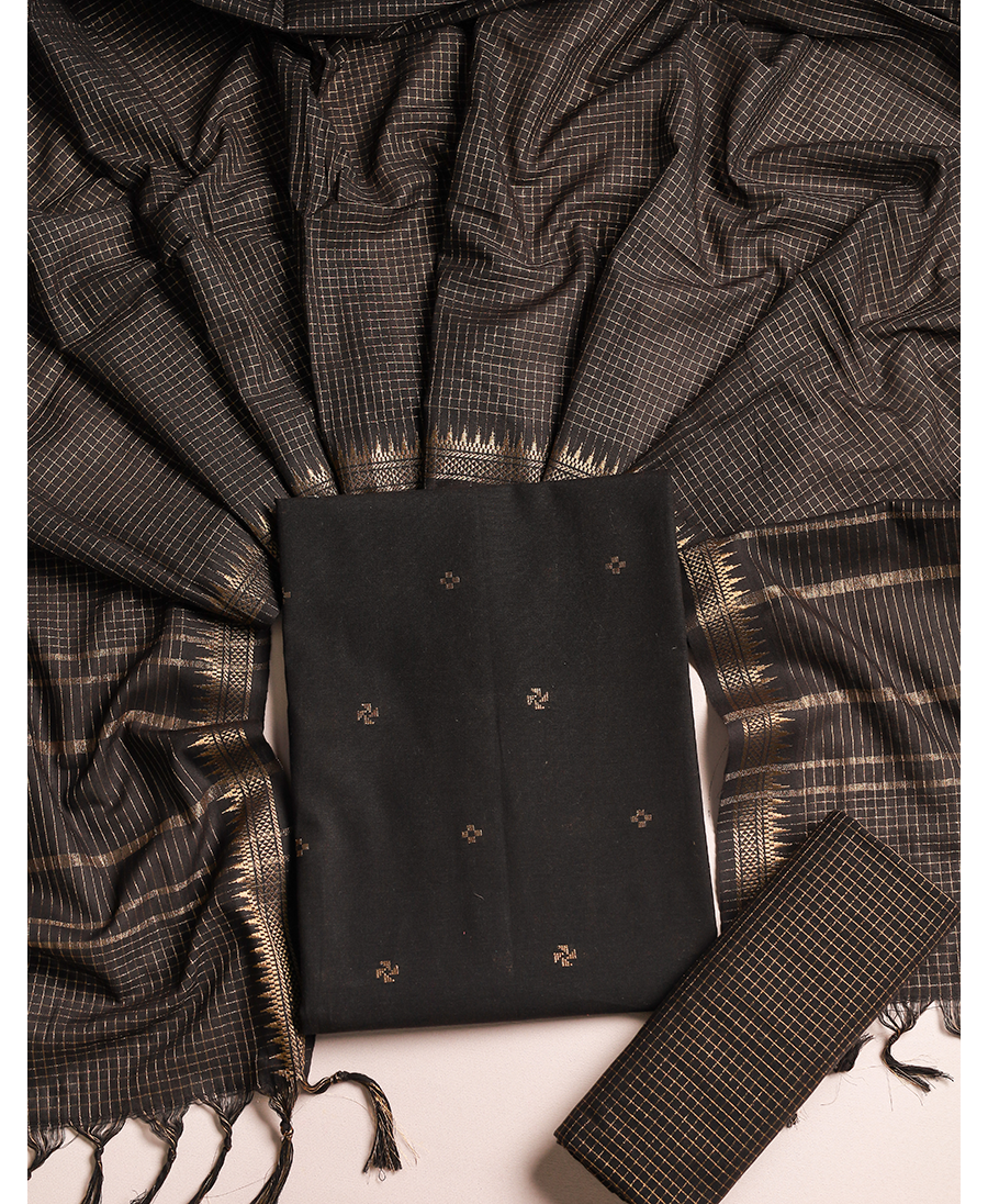 PURE COTTON LUREX SUIT SET