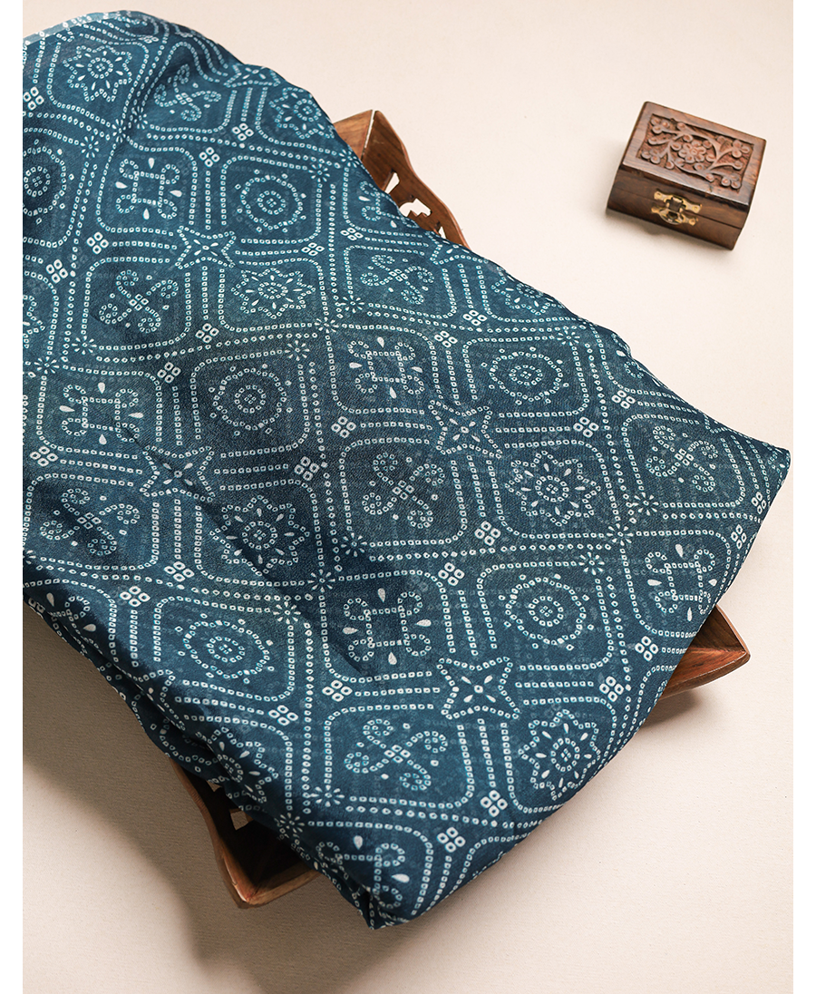BANDHANI CHINON PRINTED FABRIC